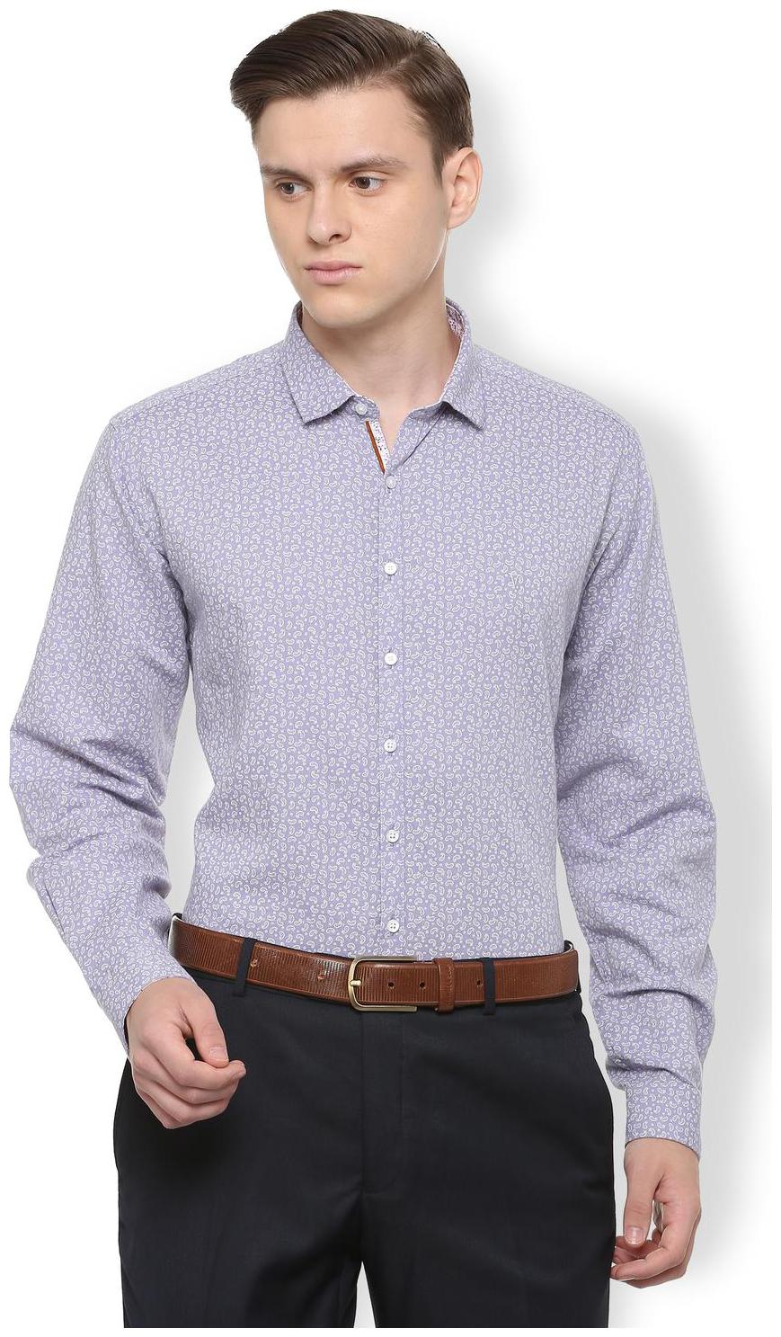 

Van Heusen Men Slim fit Formal Shirt - Blue