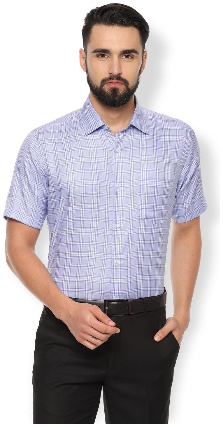 

Van Heusen Men Regular fit Formal Shirt - Blue