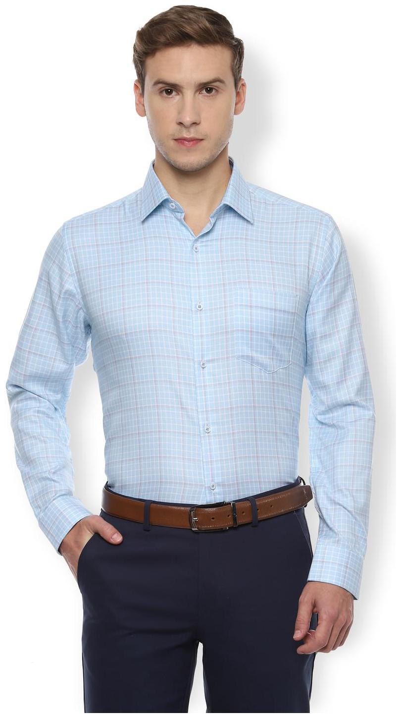

Van Heusen Men Regular fit Formal Shirt - Blue