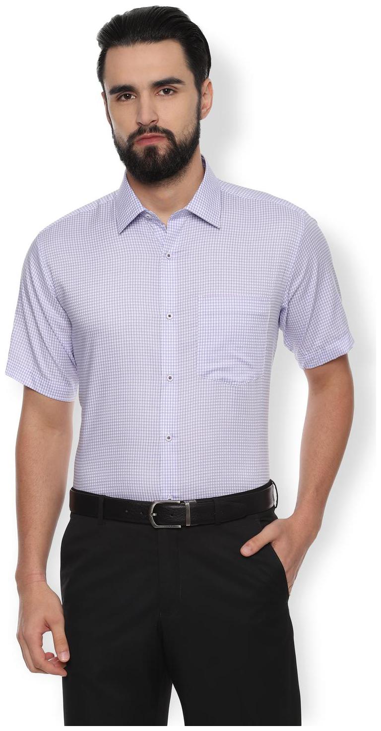 

Van Heusen Men Regular fit Formal Shirt - Purple