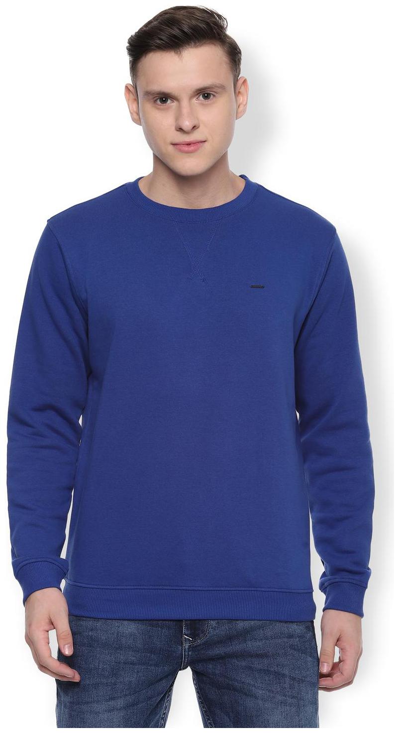 

Van Heusen Men Blue Round neck Sweatshirt