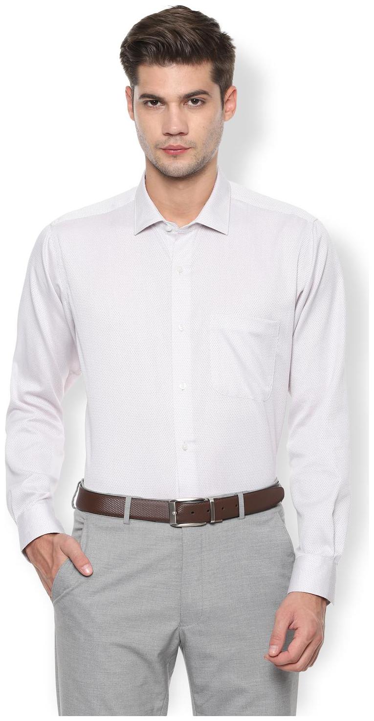 

Van Heusen Men Regular fit Formal Shirt - White