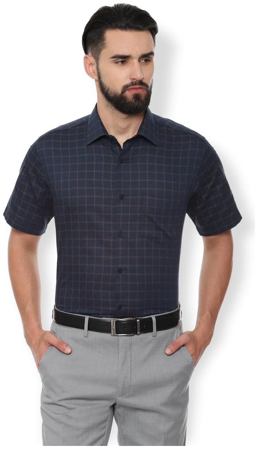 

Van Heusen Men Regular fit Formal Shirt - Blue