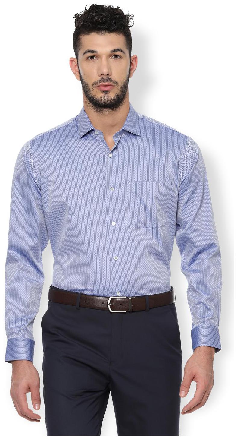 

Van Heusen Men Regular fit Formal Shirt - Blue
