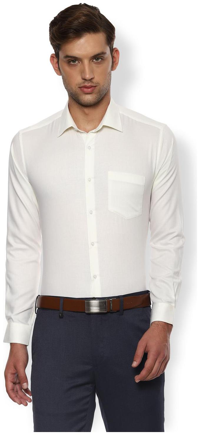 

Van Heusen Men Regular fit Formal Shirt - Cream