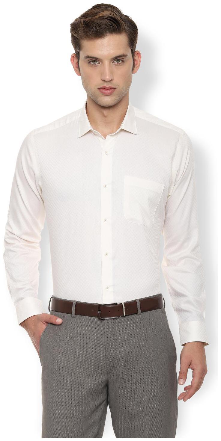 

Van Heusen Men Regular fit Formal Shirt - Cream