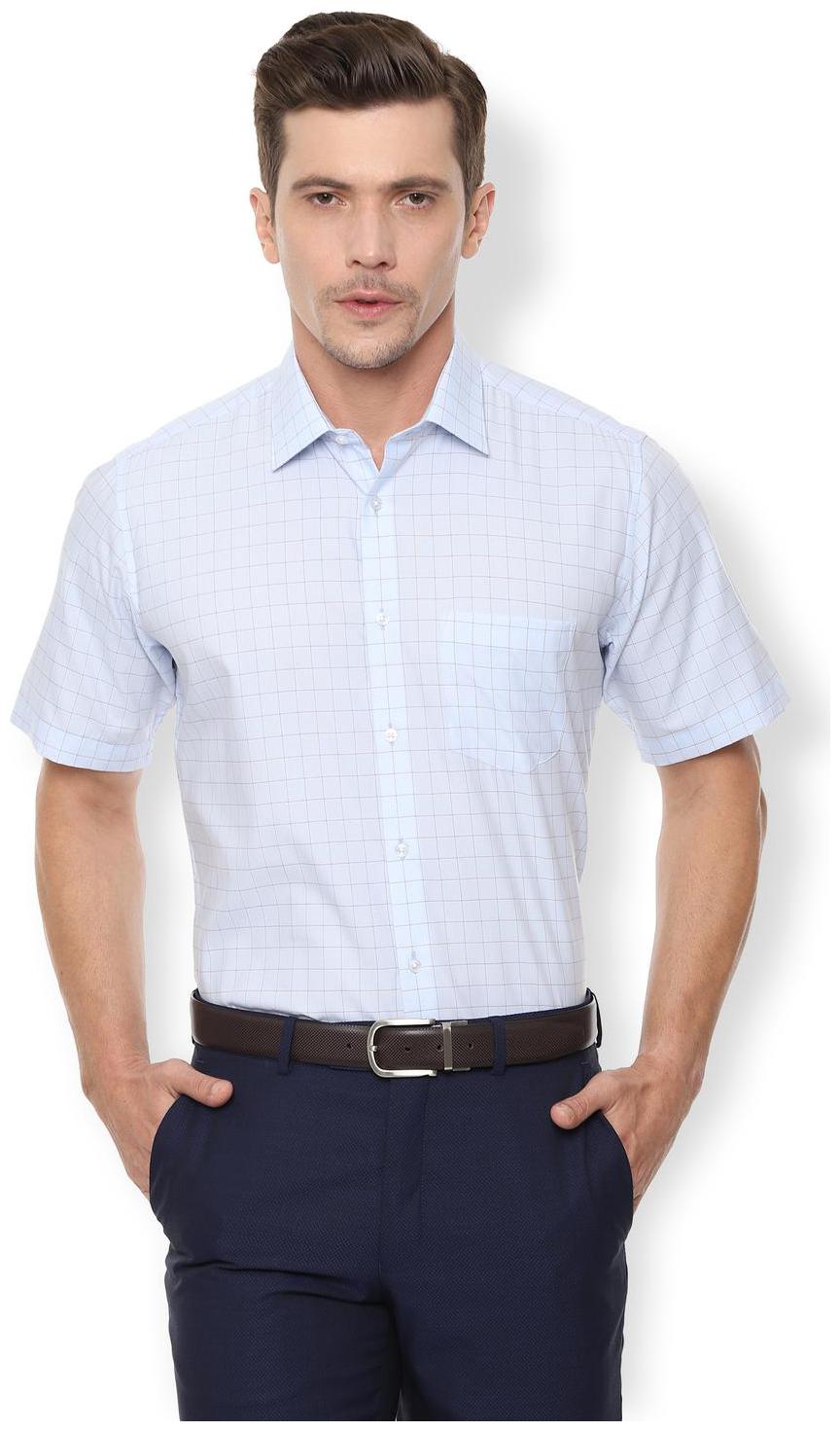 

Van Heusen Men Regular fit Formal Shirt - Blue
