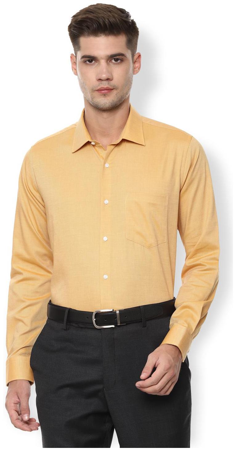 

Van Heusen Men Slim fit Formal Shirt - Yellow