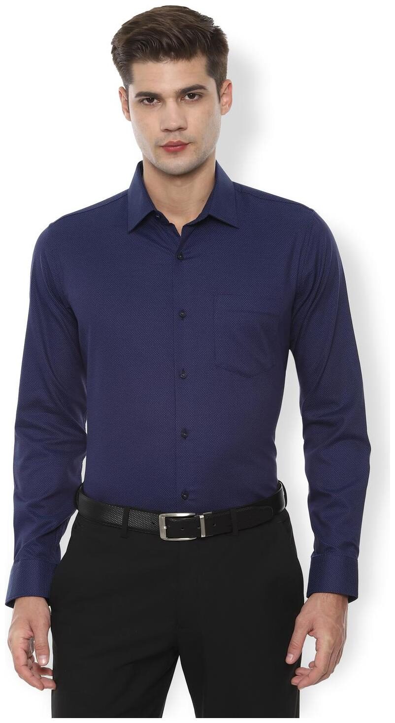 

Van Heusen Men Slim fit Formal Shirt - Blue