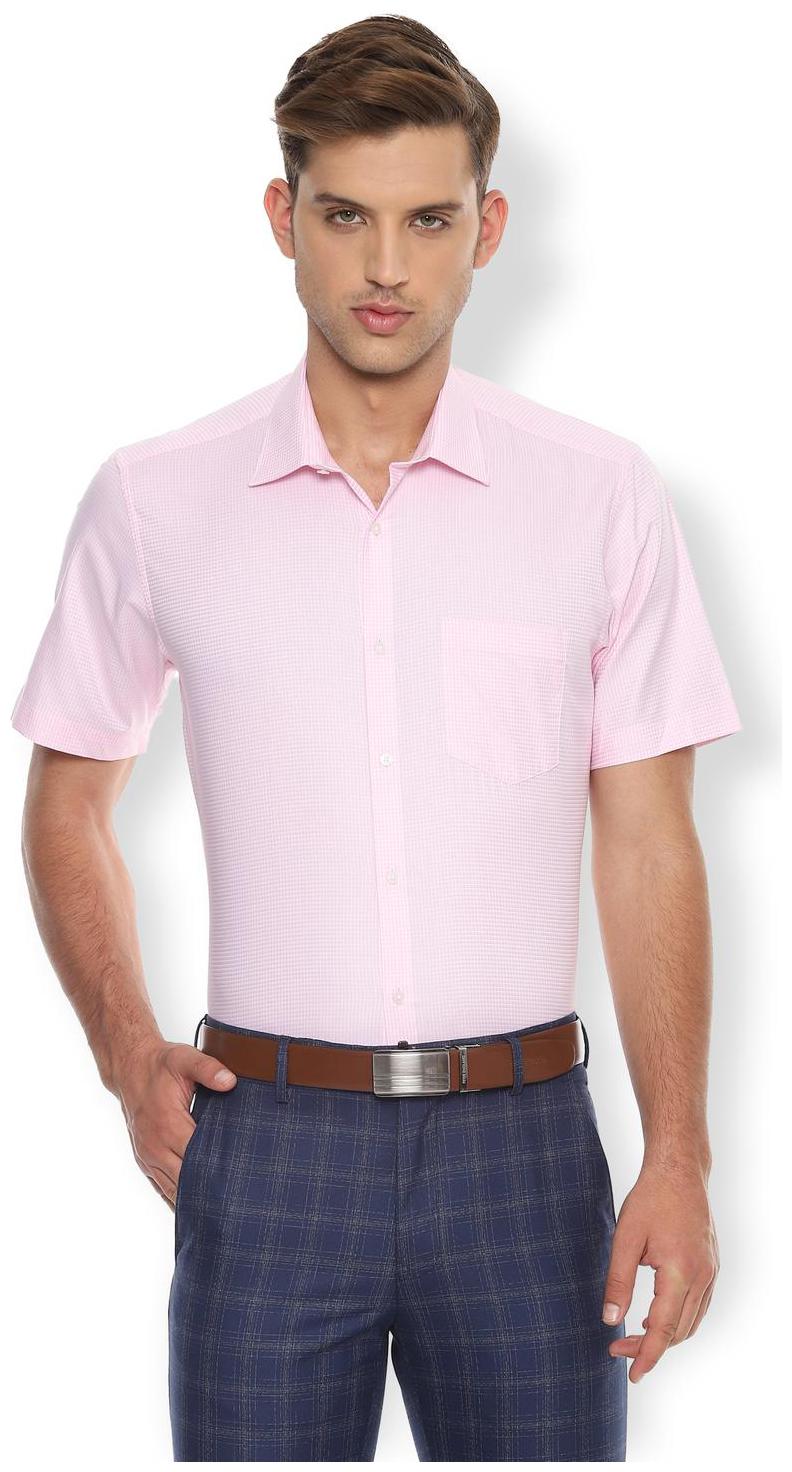 

Van Heusen Men Regular fit Formal Shirt - Pink