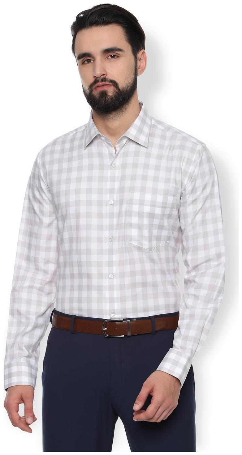 

Van Heusen Men Regular fit Formal Shirt - Grey