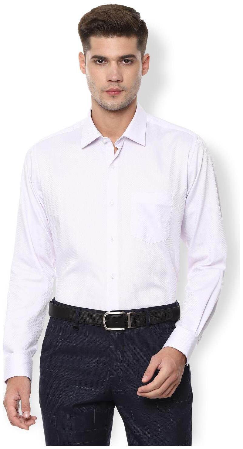 

Van Heusen Men Regular fit Formal Shirt - Purple