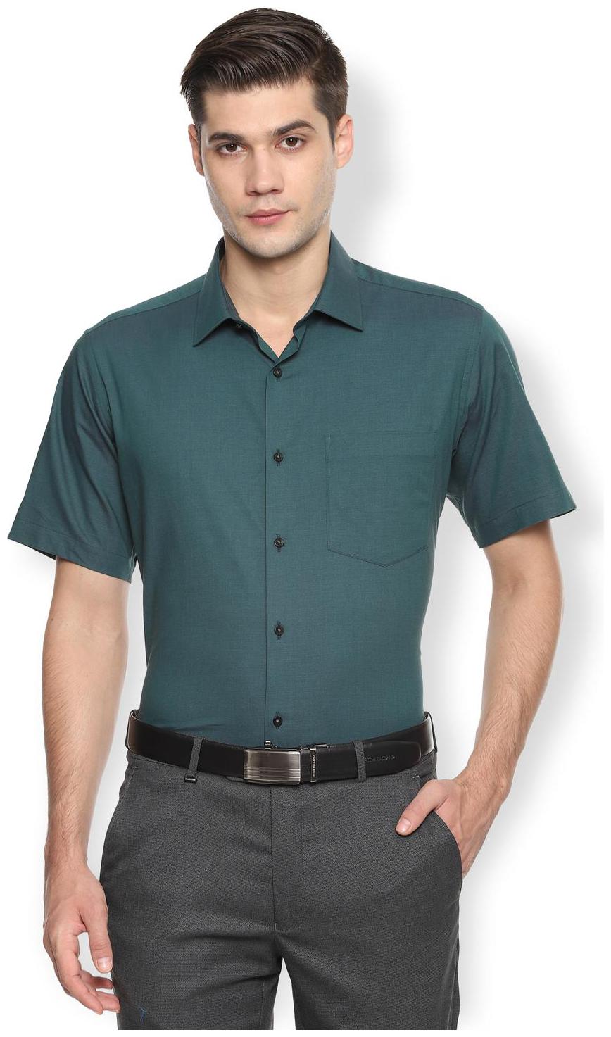 

Van Heusen Men Regular fit Formal Shirt - Green