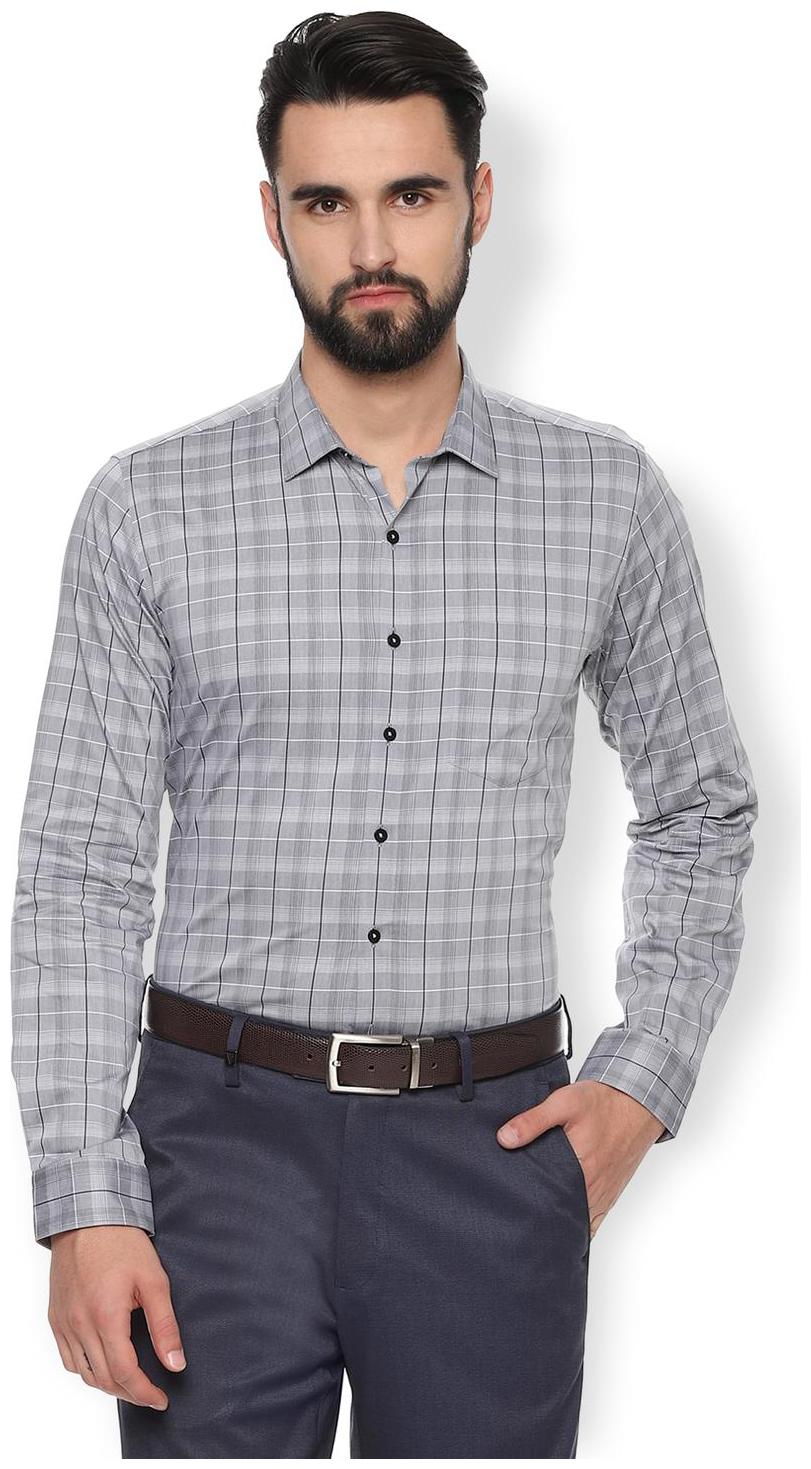 

Van Heusen Men Slim fit Formal Shirt - Grey