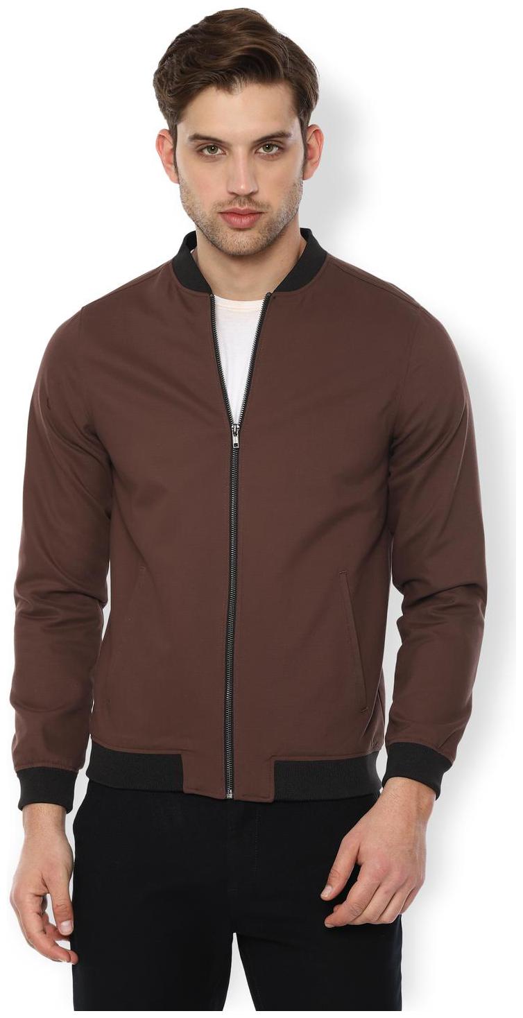 

Van Heusen Men Cotton blend Brown Jacket