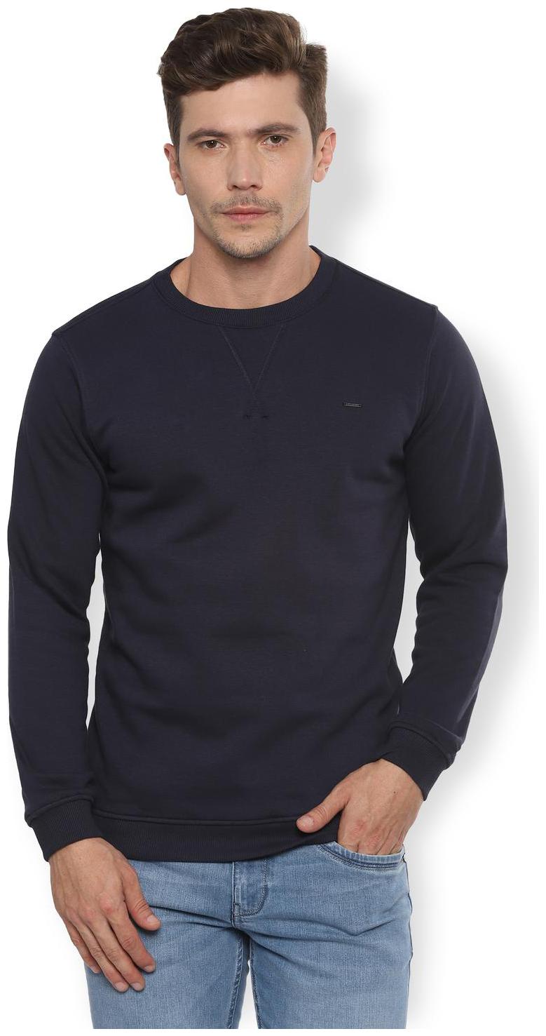

Van Heusen Men Blue Round neck Sweatshirt