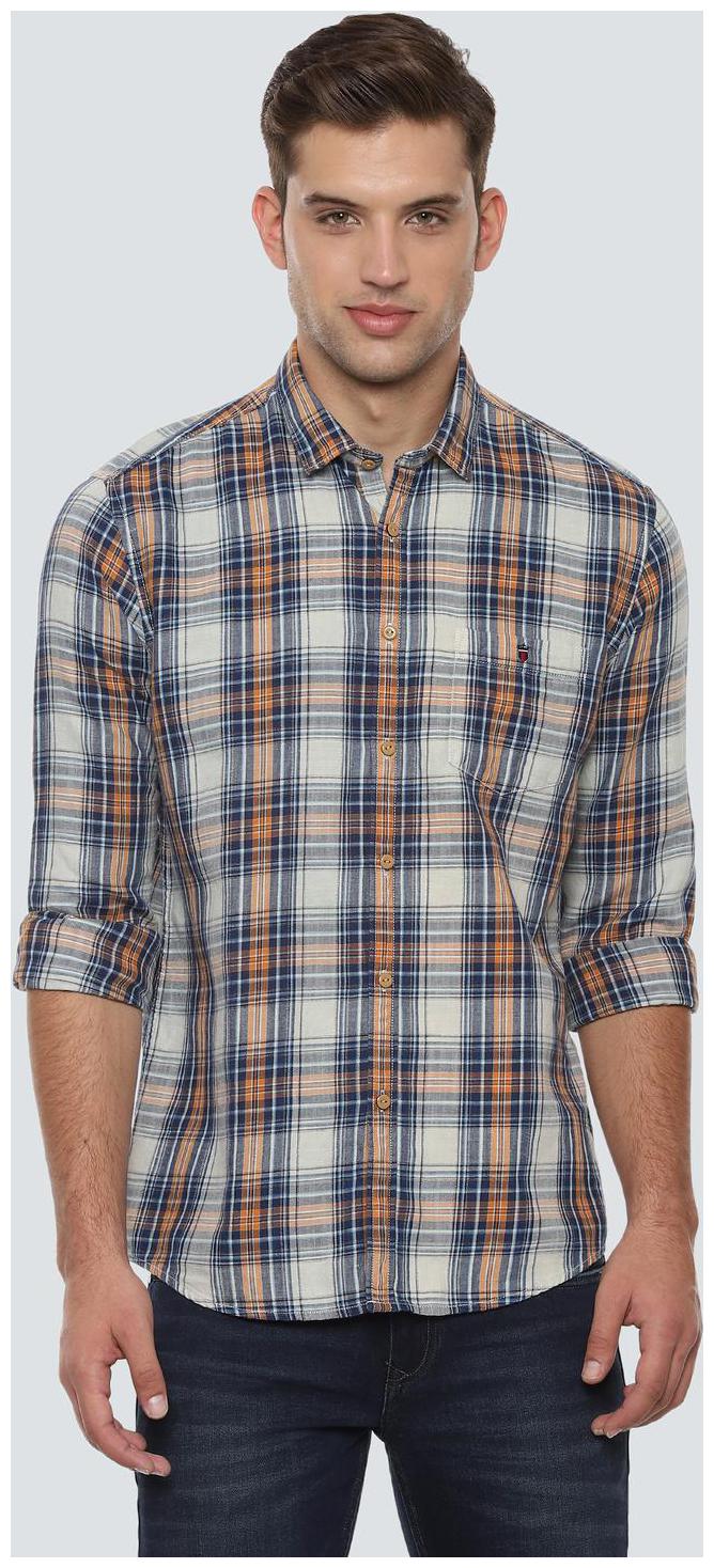 

Van Heusen Men Multi Checked Slim Fit Casual Shirt