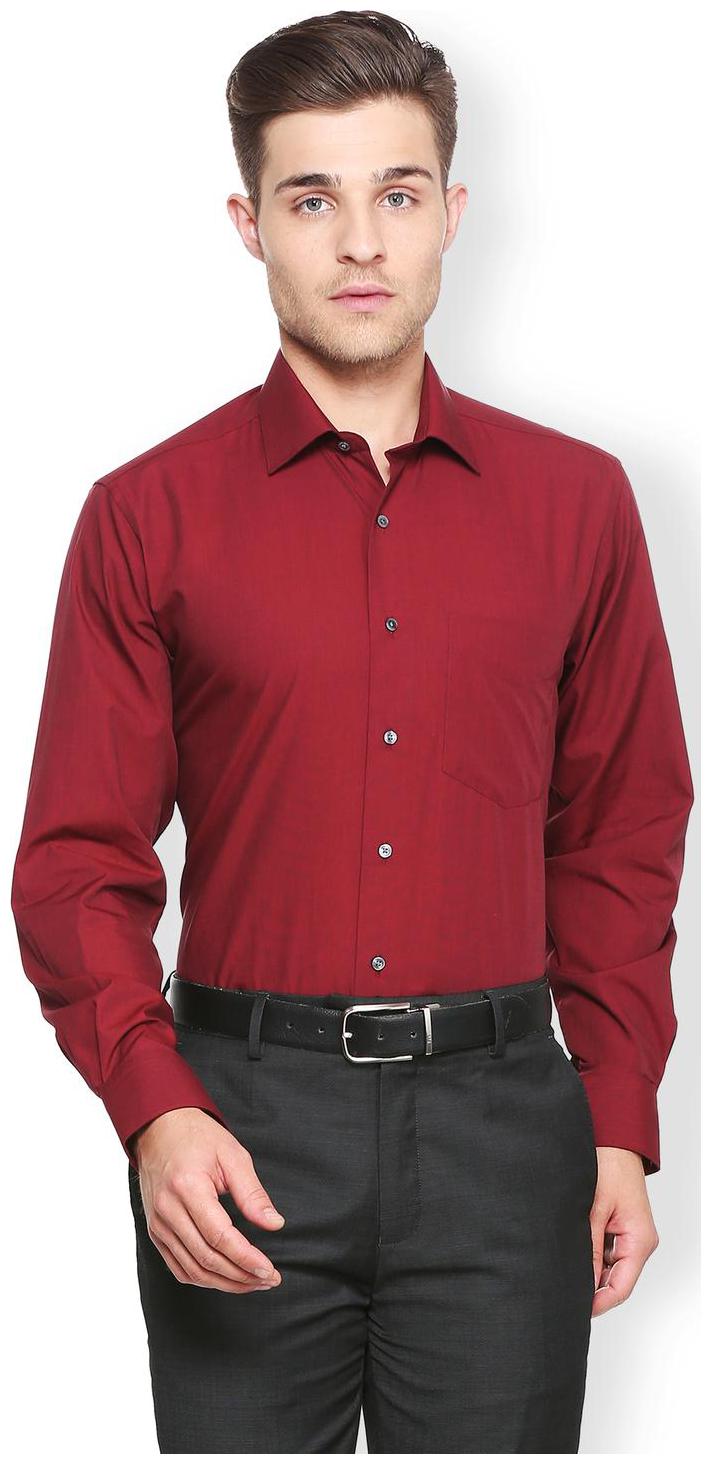 

Van Heusen Men Slim fit Formal Shirt - Maroon