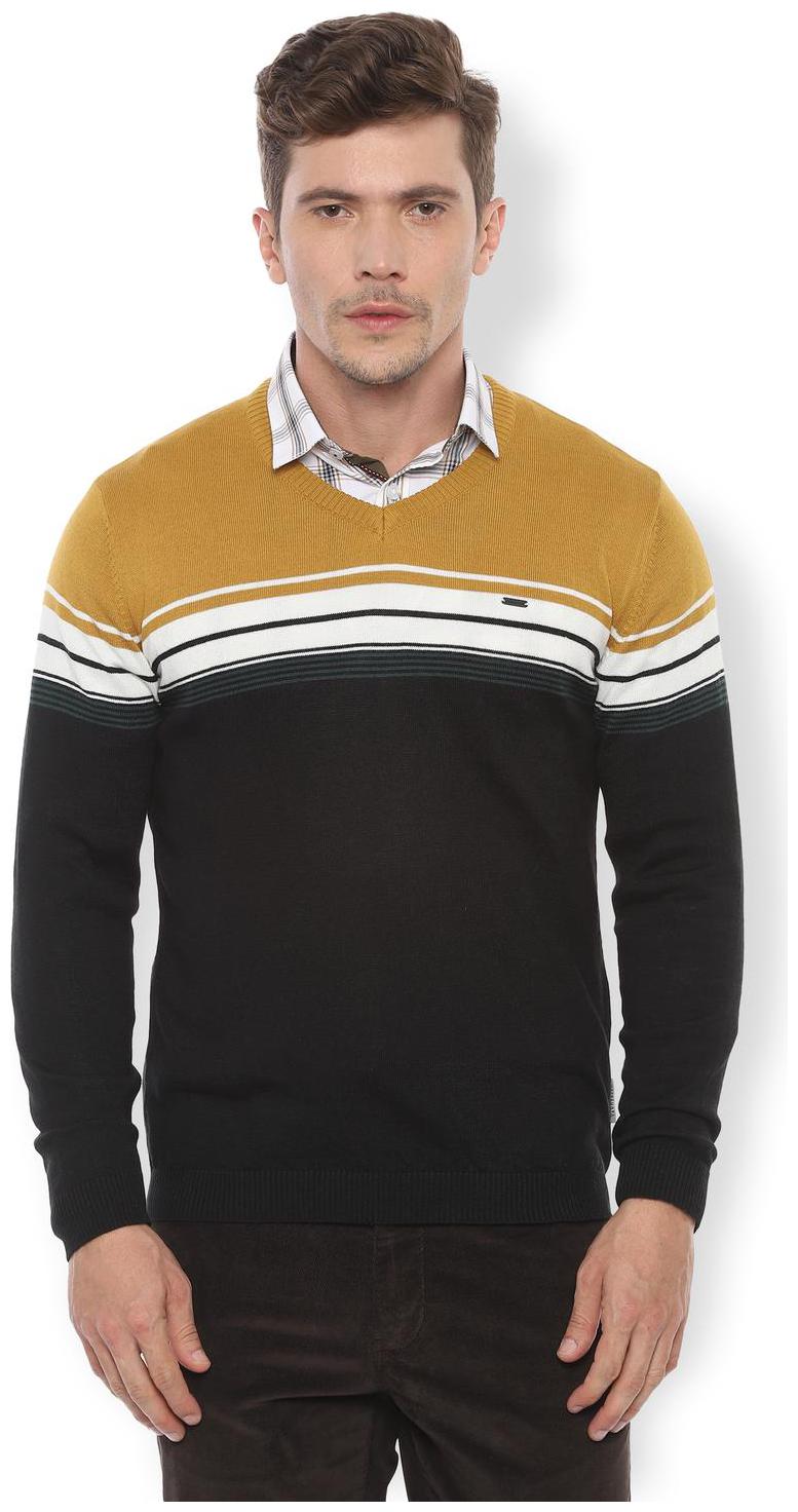

Van Heusen Men Blended Pullover Black