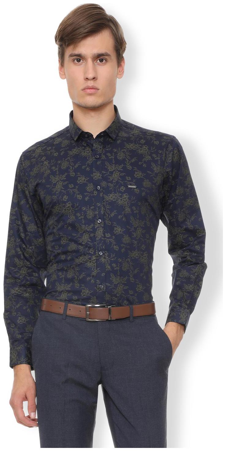 

Van Heusen Men Slim fit Formal Shirt - Blue
