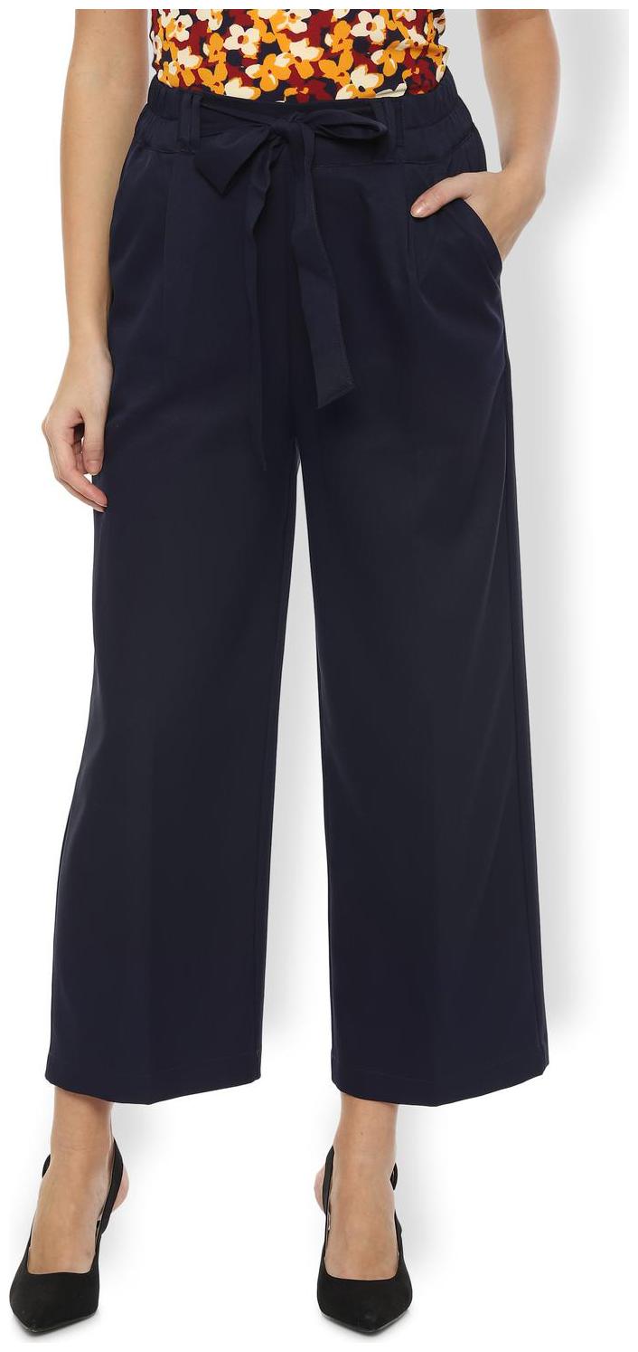

Van Heusen Women Navy Regular fit Cullotes