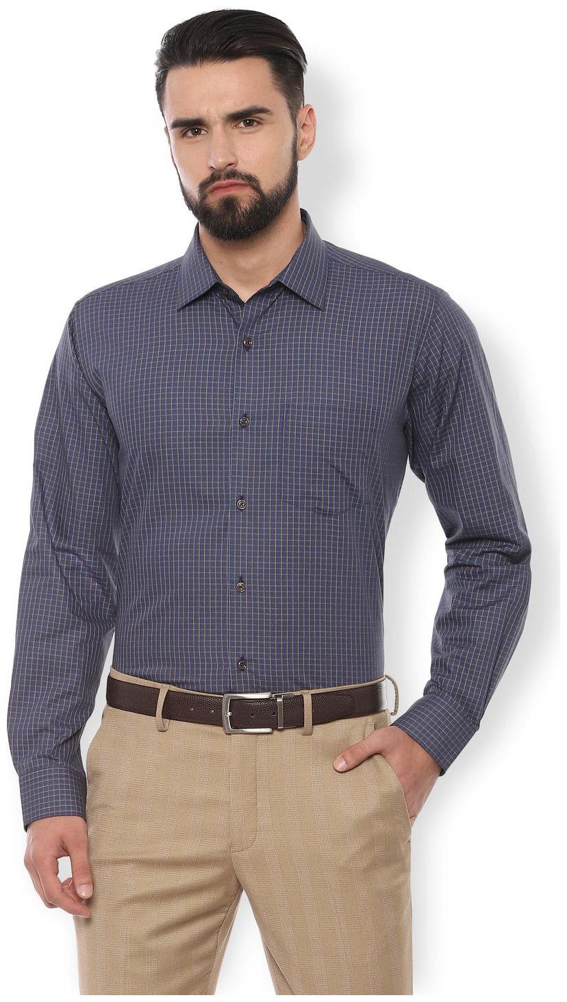 

Van Heusen Men Regular fit Formal Shirt - Blue