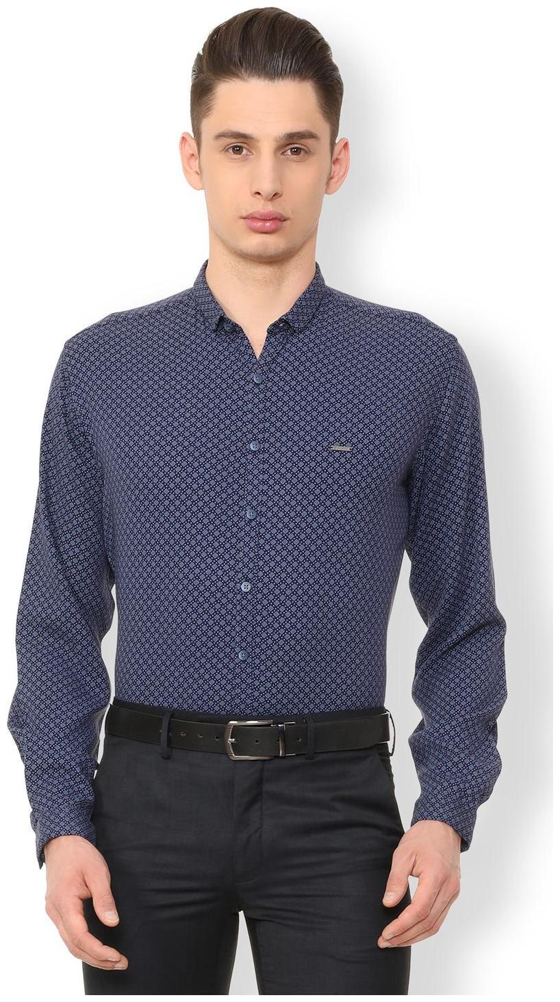 

Van Heusen Men Slim fit Formal Shirt - Blue