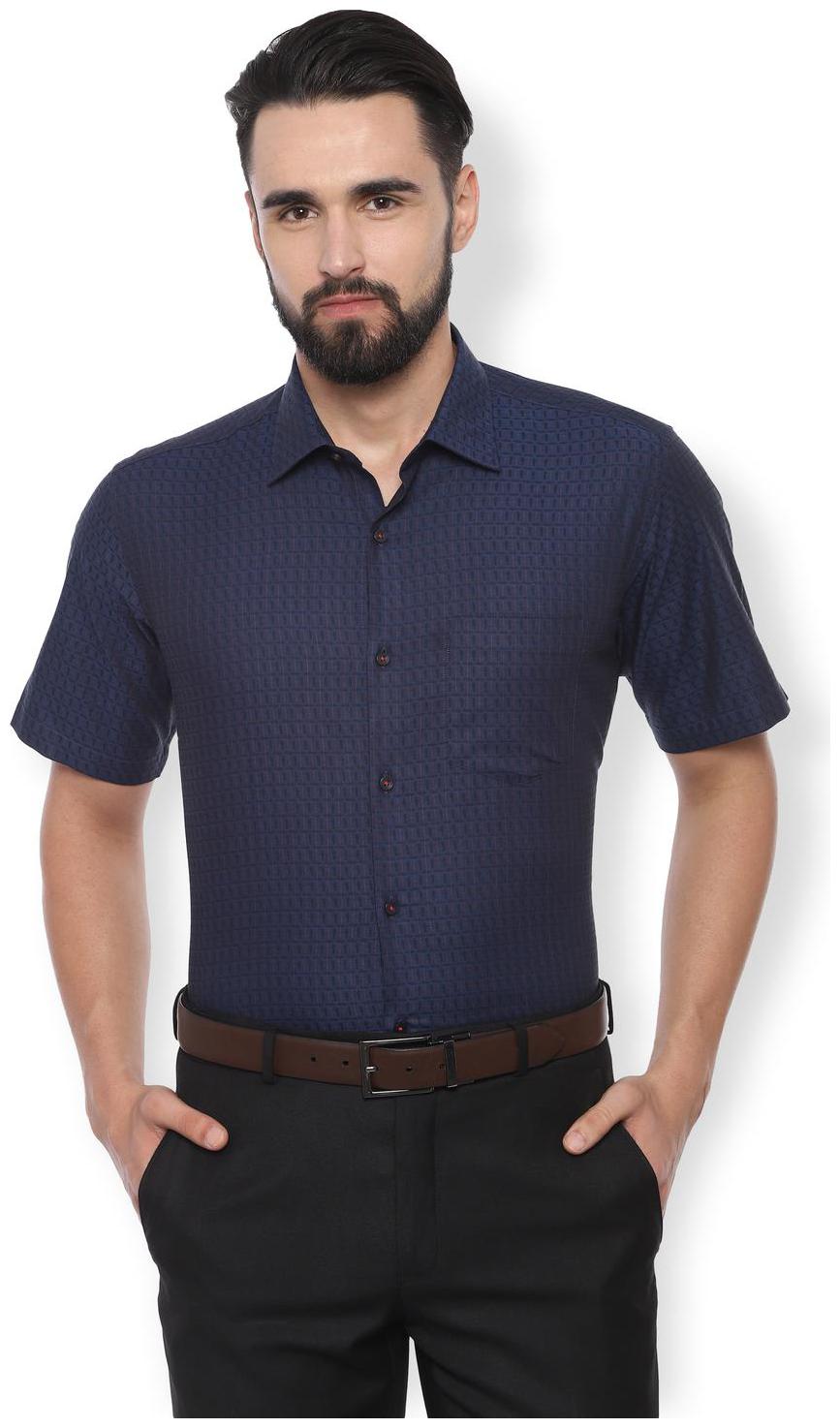 

Van Heusen Men Regular fit Formal Shirt - Blue