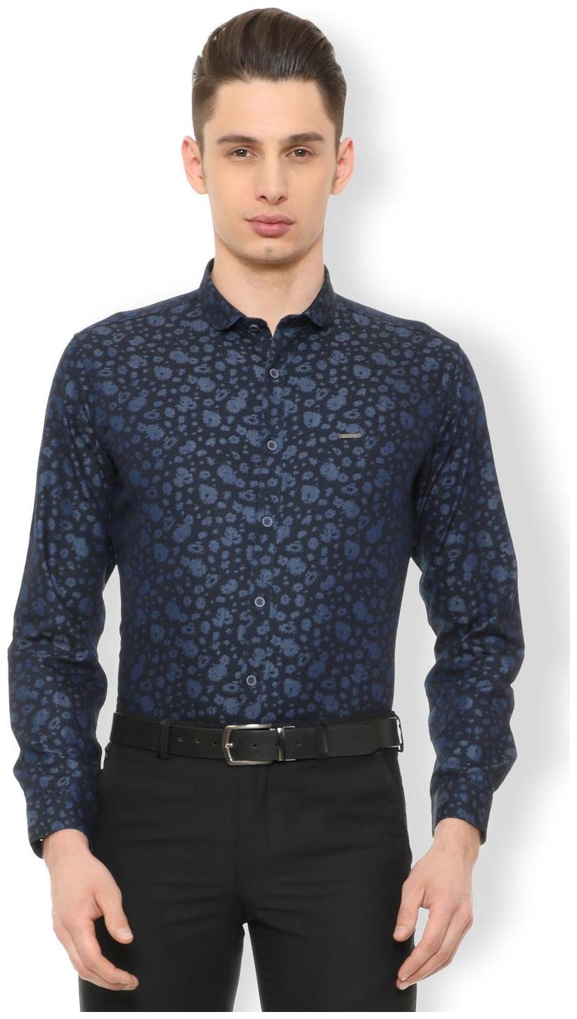 

Van Heusen Men Slim fit Formal Shirt - Blue