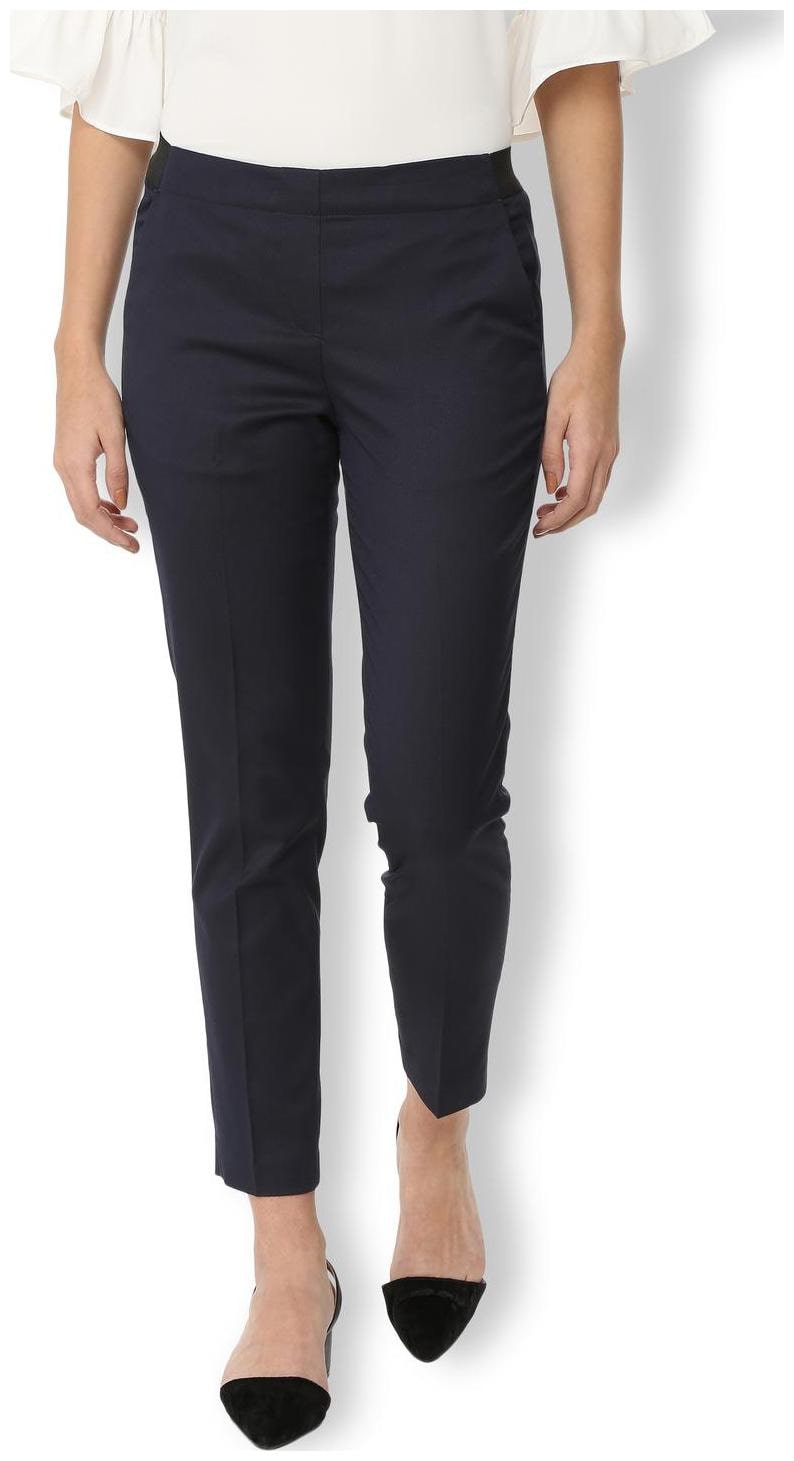 

Van Heusen Women Blue Regular fit Regular trousers