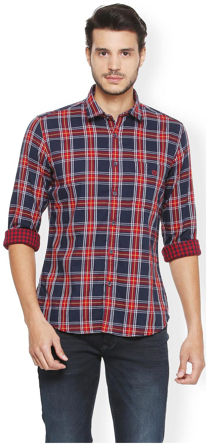 

Van Heusen Men Multi Checked Regular Fit Casual Shirt