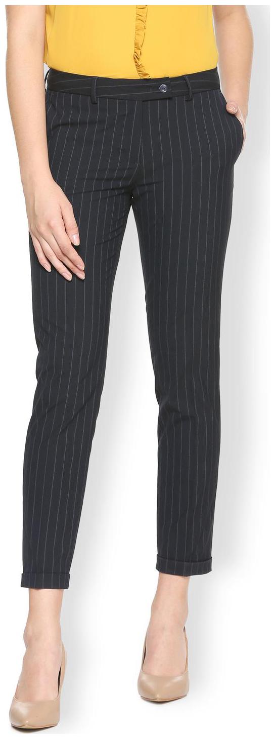 

Van Heusen Women Blue Regular fit Regular trousers