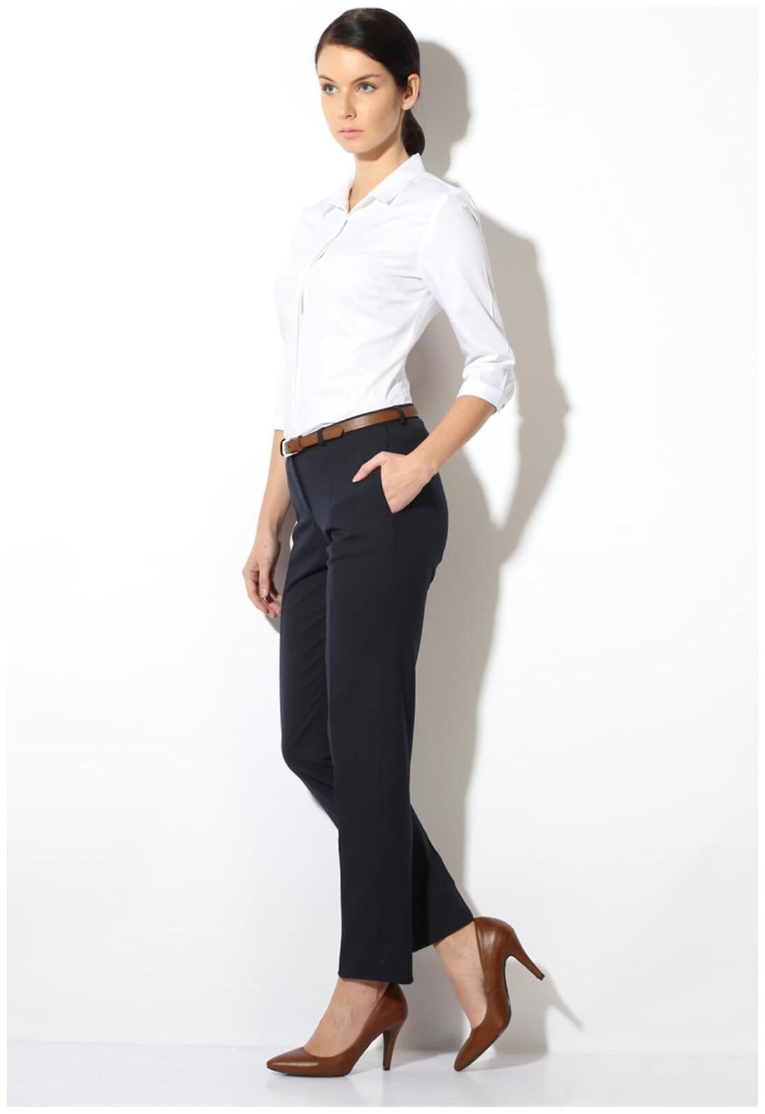 

Van Heusen Navy Trouser