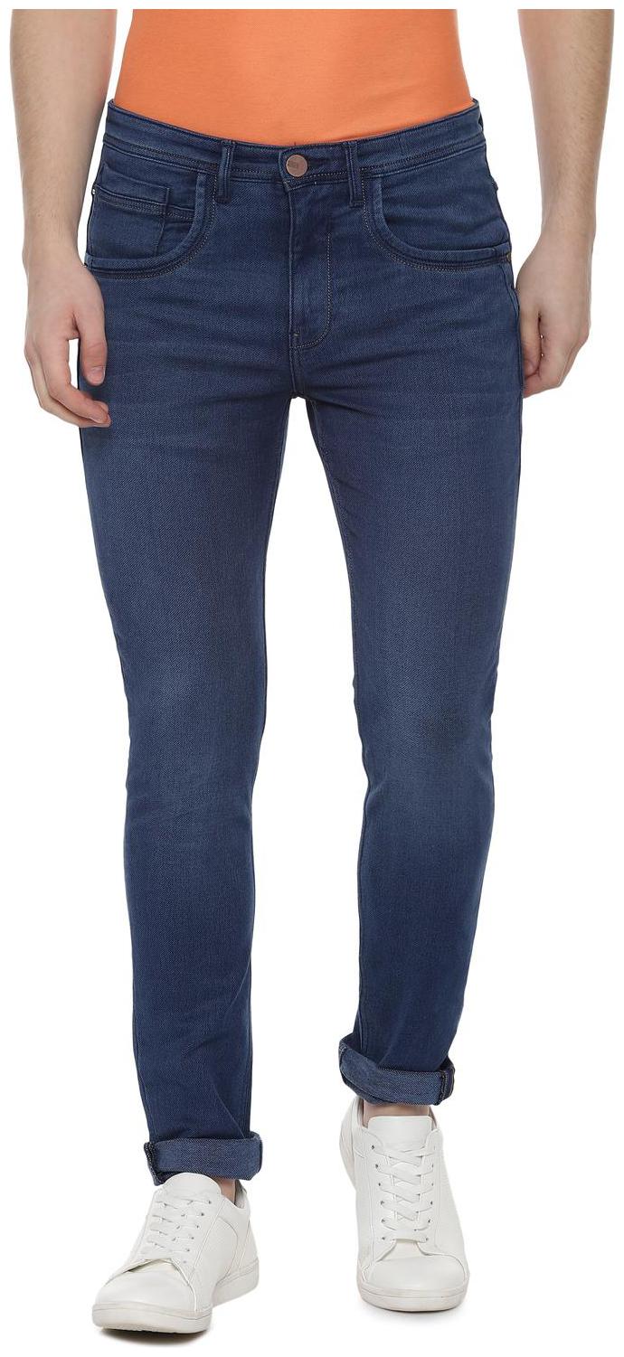 

Van Heusen Men Navy Blue Skinny Fit Jeans