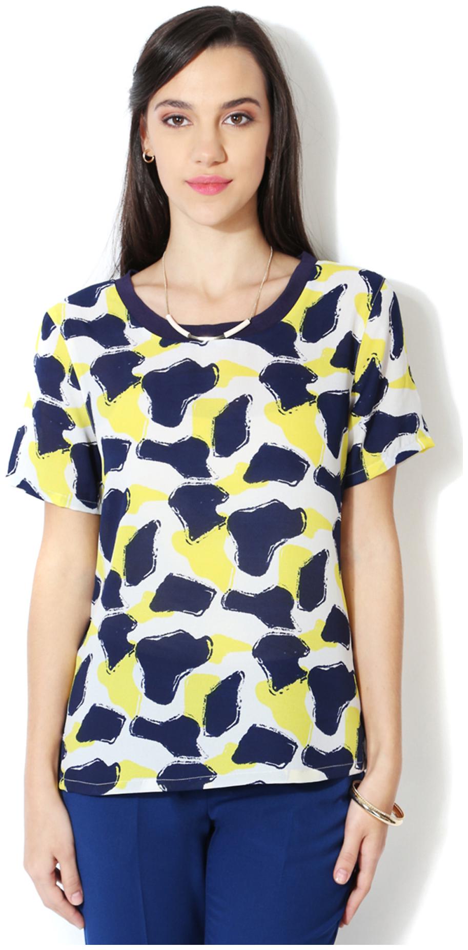 

Van Heusen Navy Blue Top