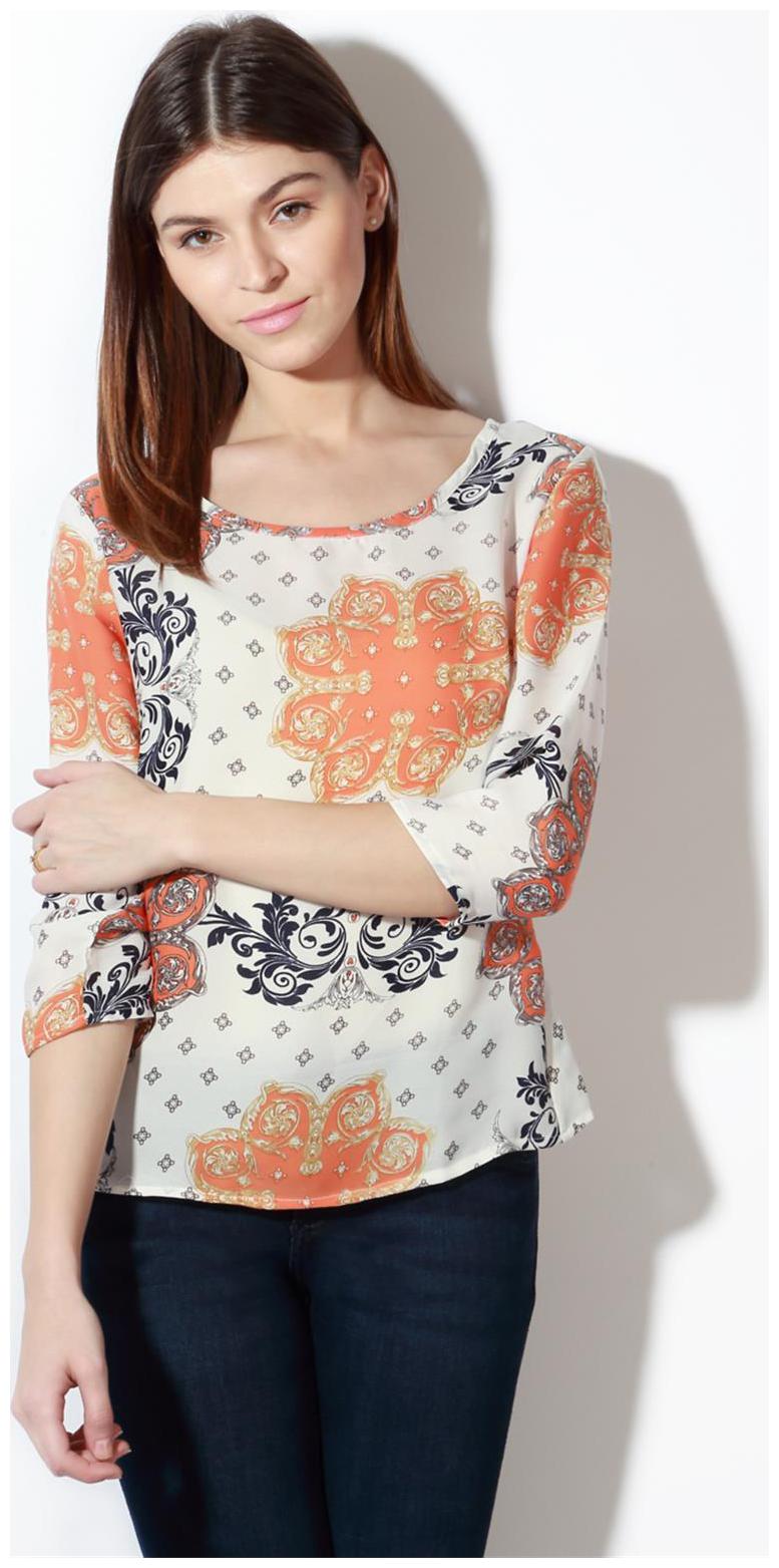 

Van Heusen Orange Top