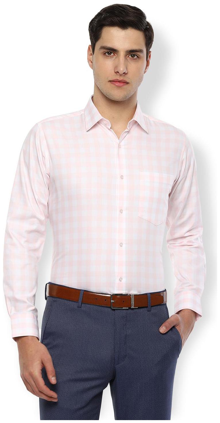

Van Heusen Men Regular fit Formal Shirt - Pink
