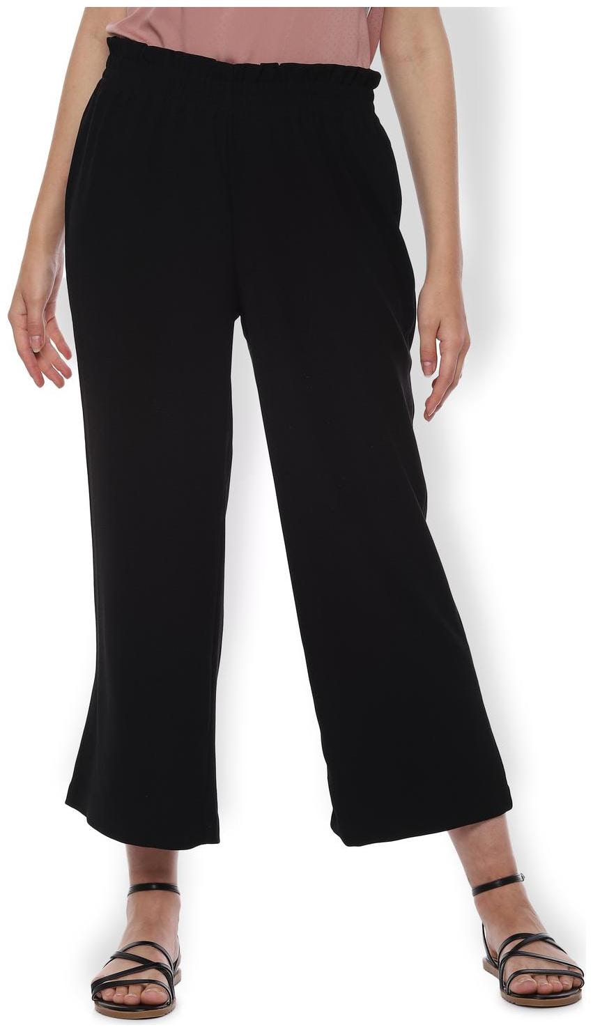 

Van Heusen Women Black Regular fit Cullotes