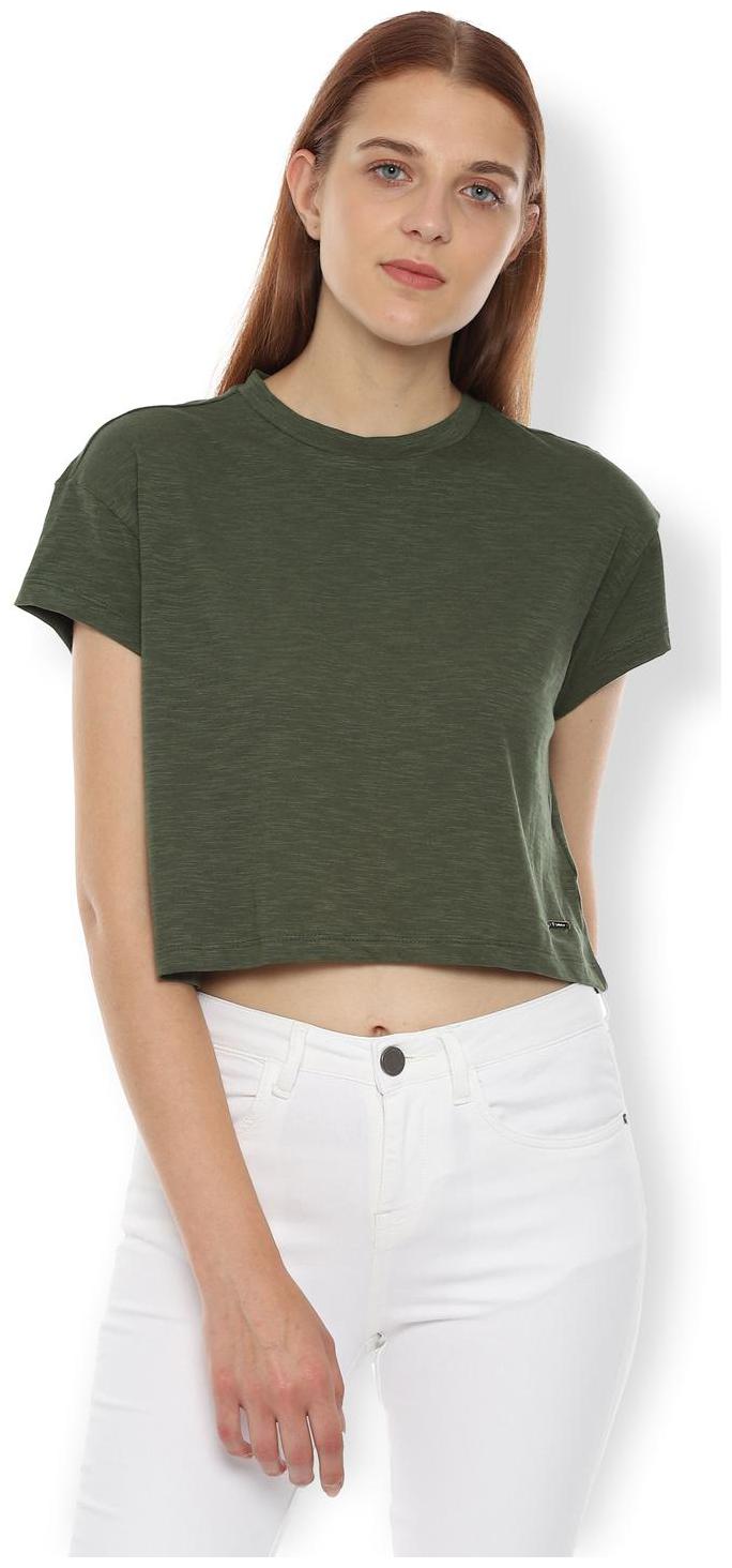 

Van Heusen Women Printed Regular top - Green