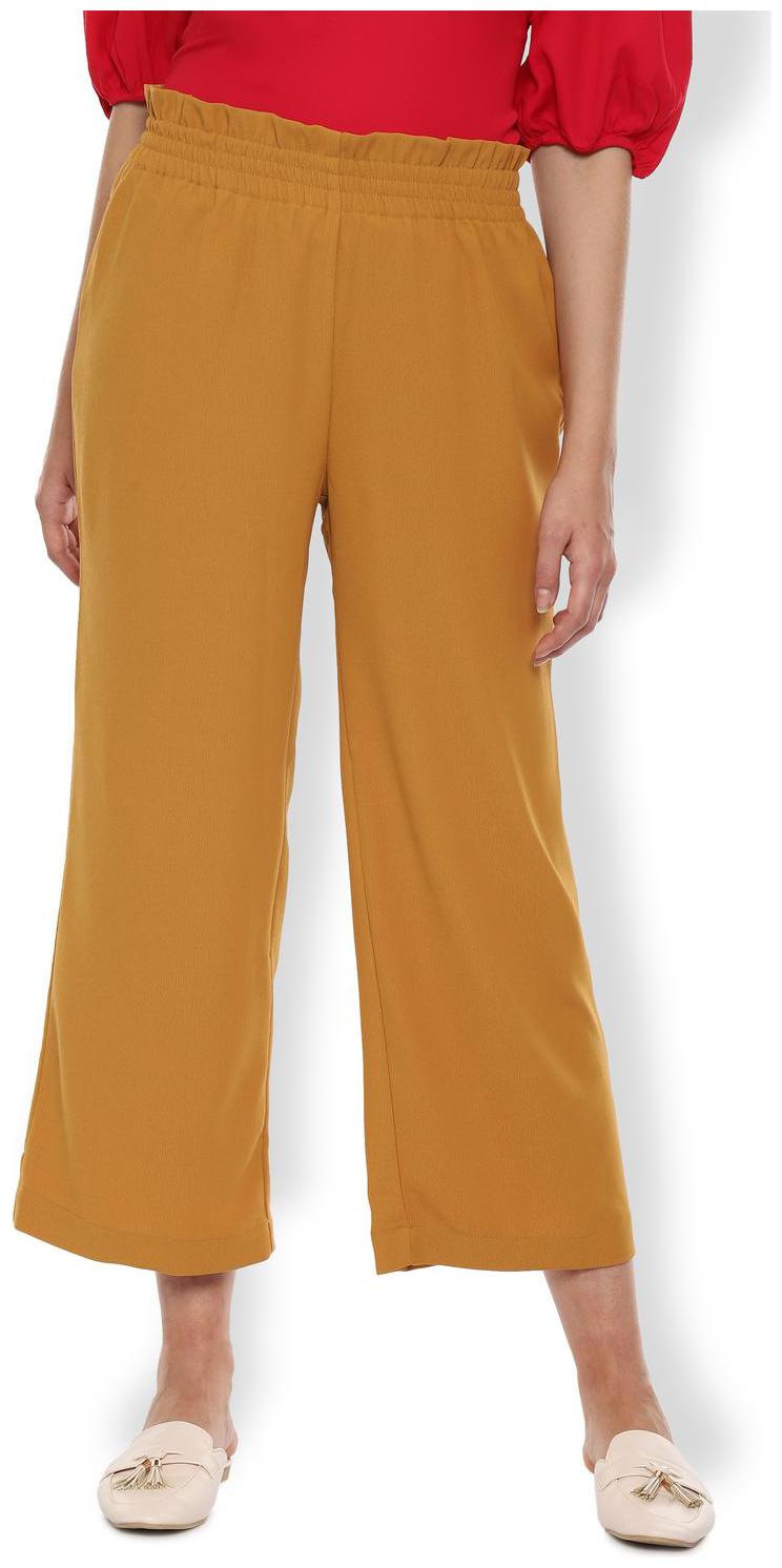 

Van Heusen Women Yellow Regular fit Cullotes