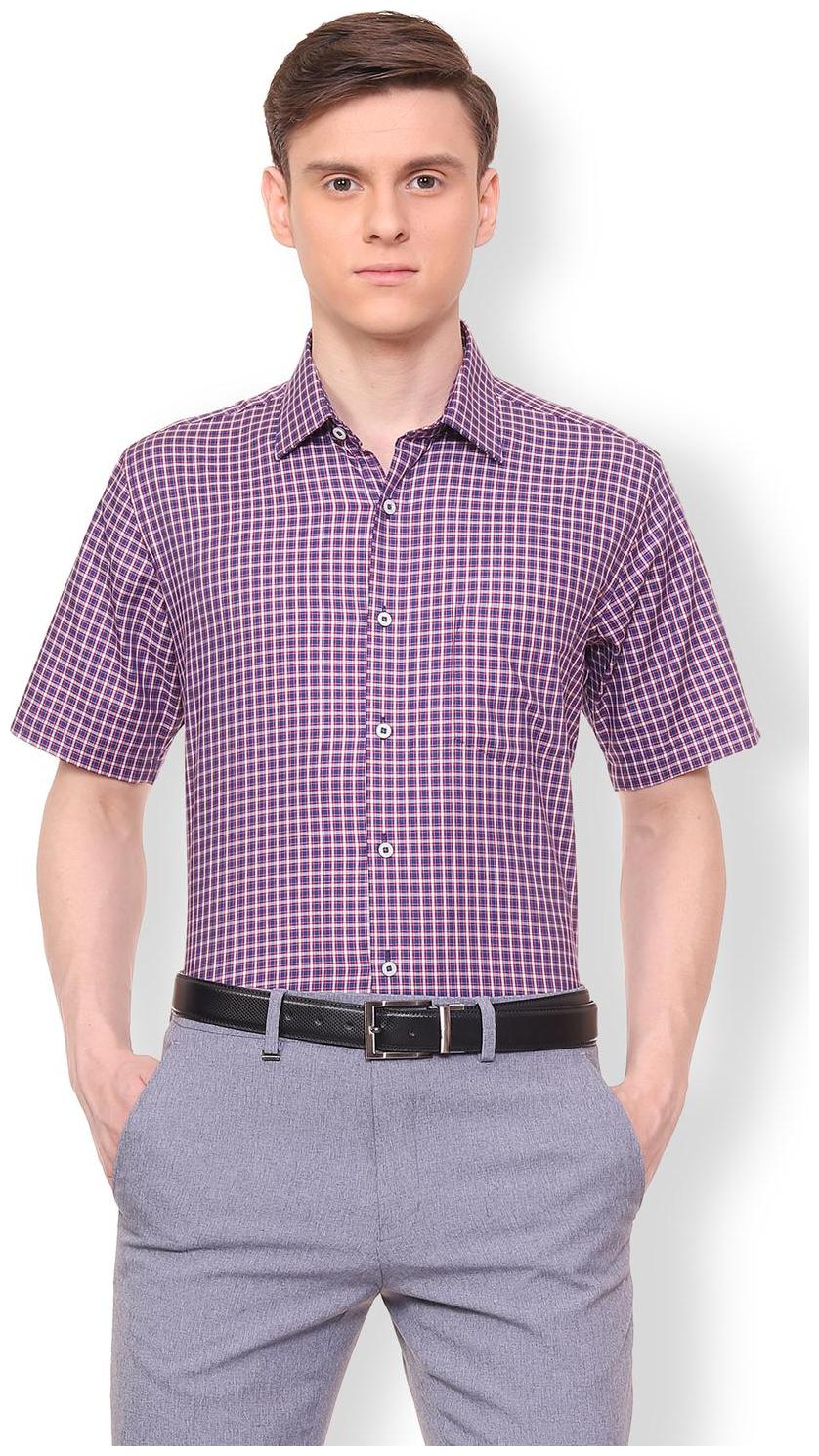 

Van Heusen Men Regular fit Formal Shirt - Purple