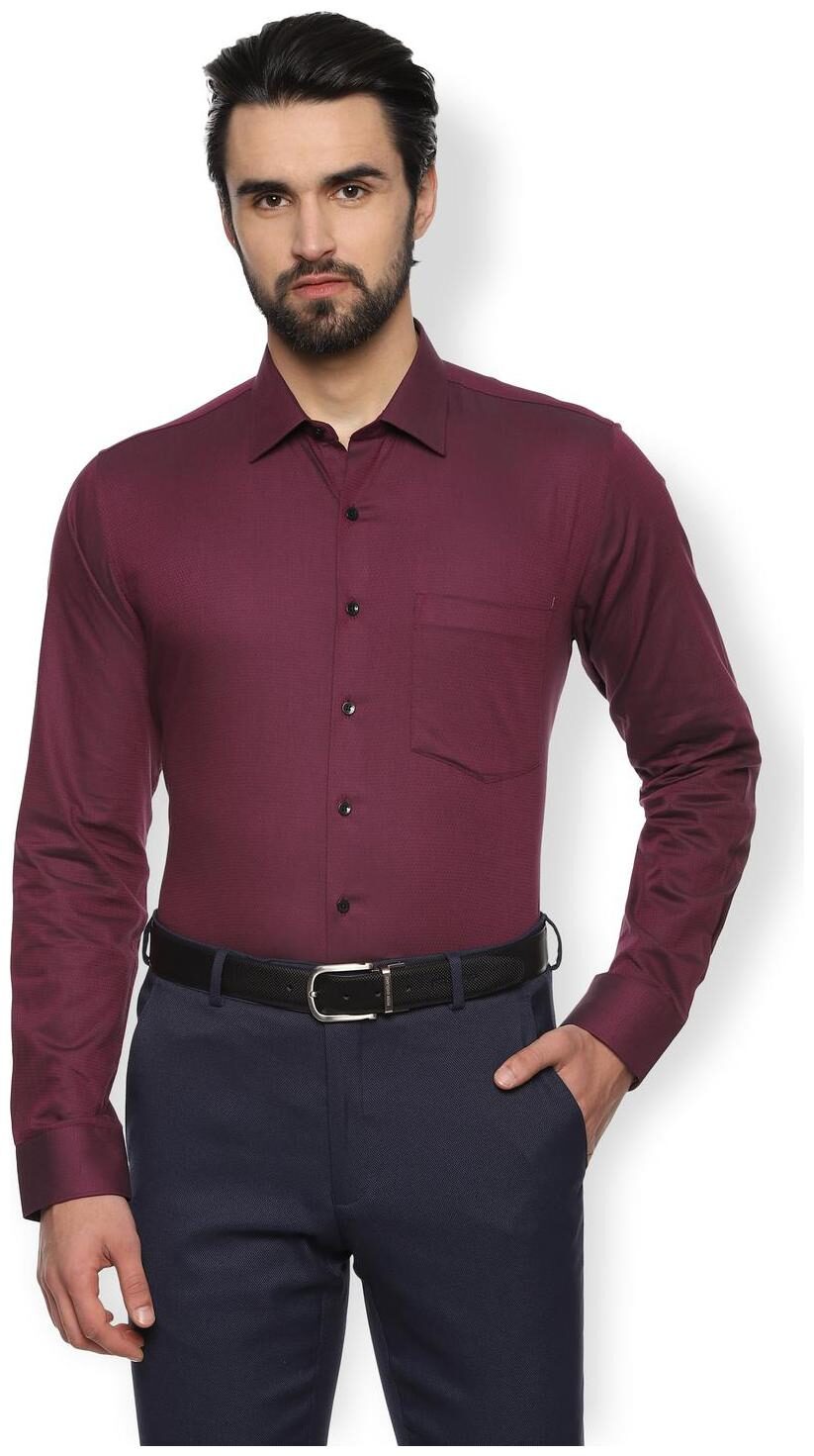 

Van Heusen Men Slim fit Formal Shirt - Purple