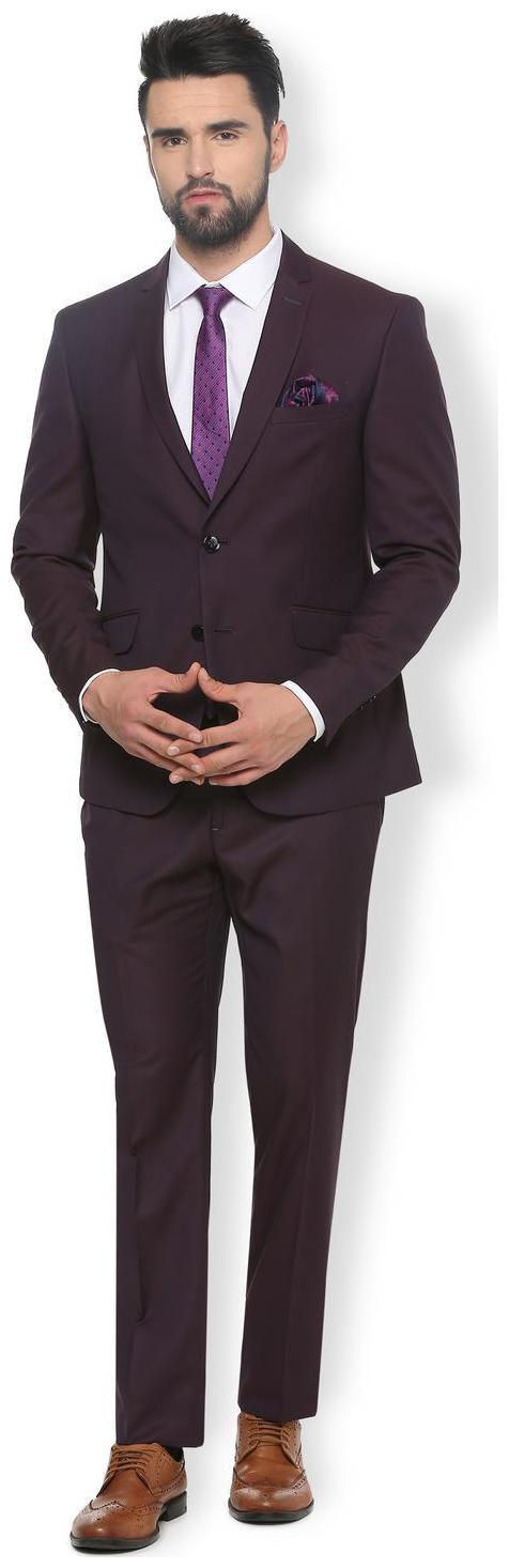 

Van Heusen Purple Two Piece Suit