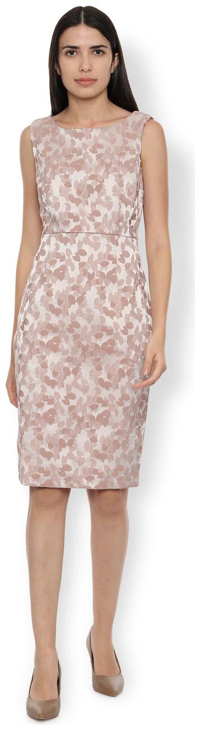 

Van Heusen Pink Printed A-line dress