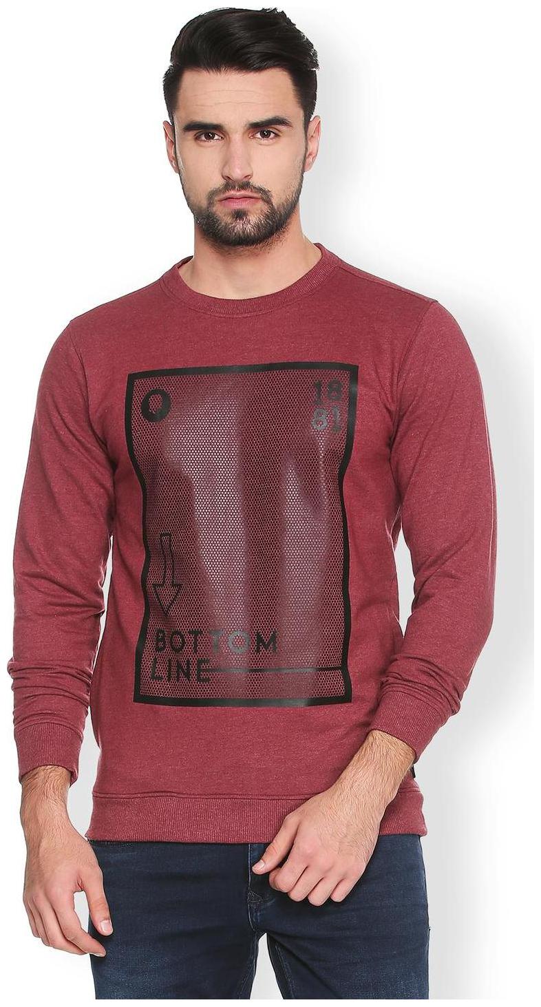 

Van Heusen Men Purple Round neck Sweatshirt