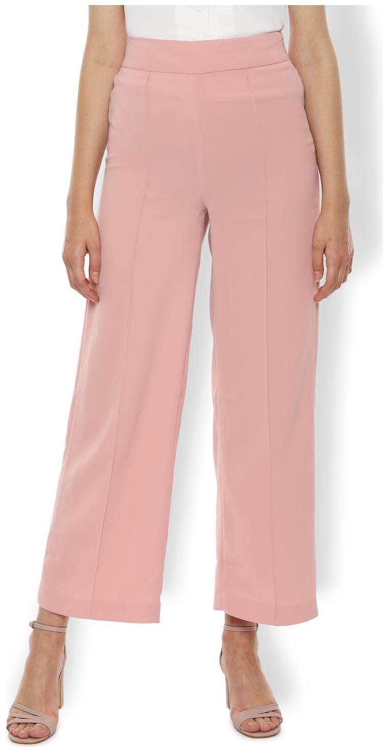 

Van Heusen Women Pink Regular fit Regular trousers