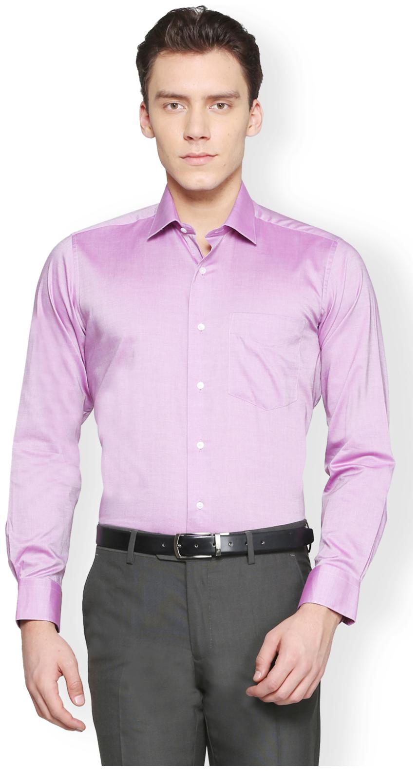 

Van Heusen Men Regular fit Formal Shirt - Purple