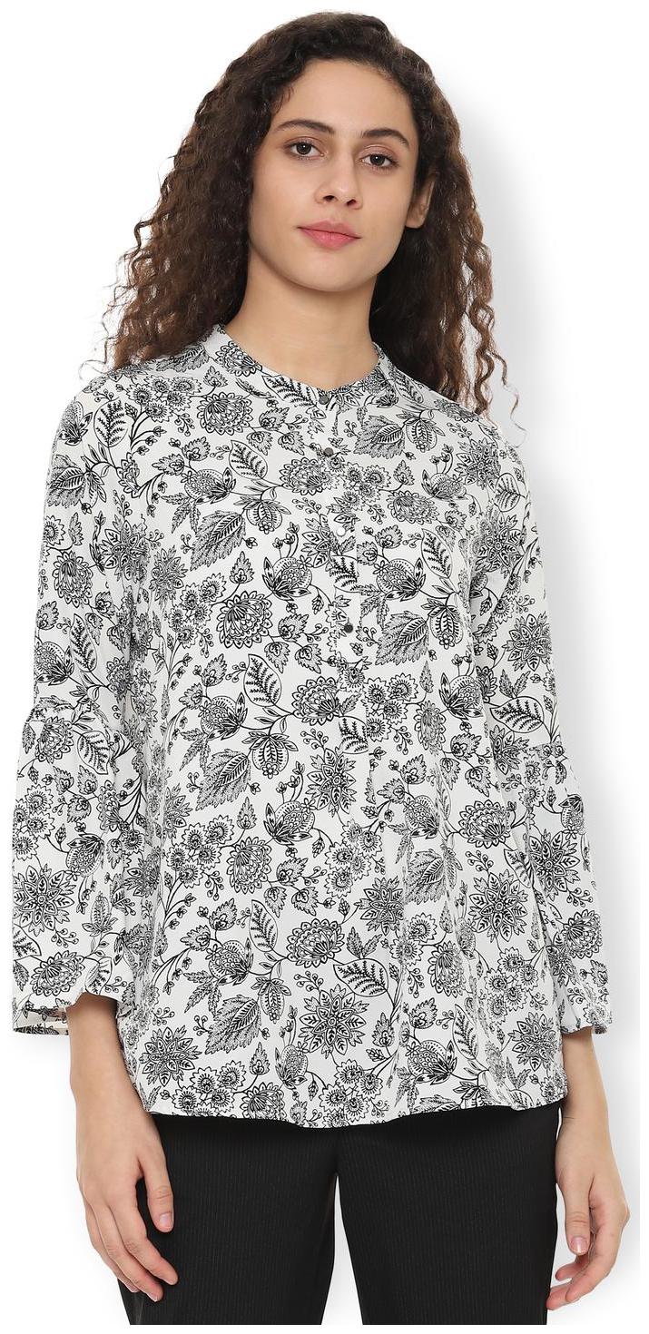 

Van Heusen Women Printed Regular top - White