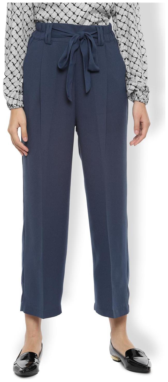 

Van Heusen Women Blue Slim fit Regular trousers
