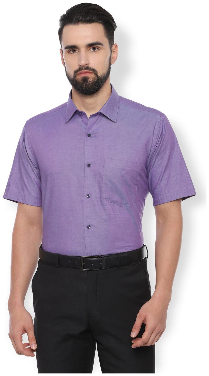 

Van Heusen Men Regular fit Formal Shirt - Purple